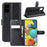 Litchi Surface with Wallet Leather Stand Case for Samsung Galaxy A51 5G SM-A516 - Black - 1
