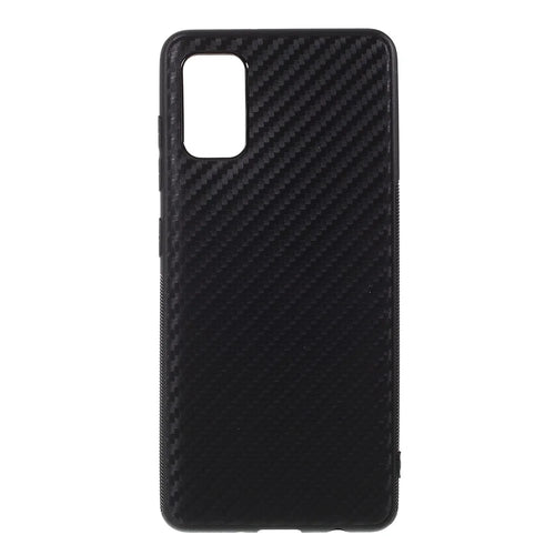 Carbon Fiber TPU Back Protector Cover for Samsung Galaxy A41 (Global Version) - 1