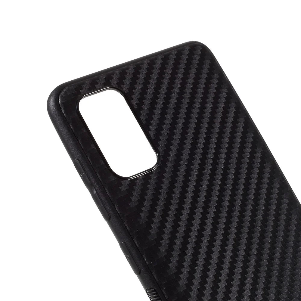 Carbon Fiber TPU Back Protector Cover for Samsung Galaxy A41 (Global Version) - 4