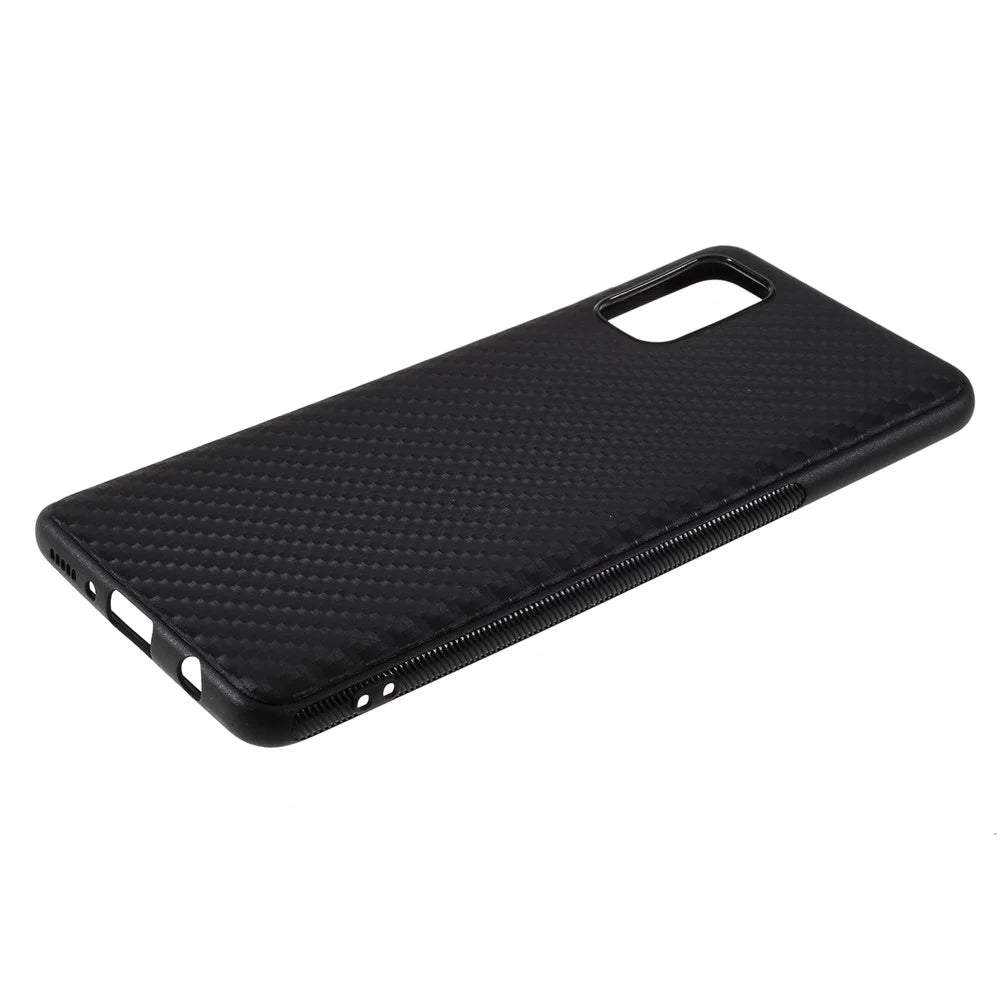 Carbon Fiber TPU Back Protector Cover for Samsung Galaxy A41 (Global Version) - 5