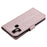 Imprint Flower Leather with Wallet Stand Case for Samsung Galaxy M31 - Rose Gold - 6
