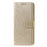 Imprint Flower Leather with Wallet Phone Casing for Samsung Galaxy A51 5G SM-A516 - Gold - 4
