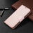 Litchi Surface with Wallet Leather Stand Case for Samsung Galaxy A31 - Rose Gold - 4
