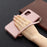 Litchi Surface with Wallet Leather Stand Case for Samsung Galaxy A31 - Rose Gold - 6