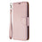Litchi Surface with Wallet Leather Stand Case for Samsung Galaxy A31 - Rose Gold - 7