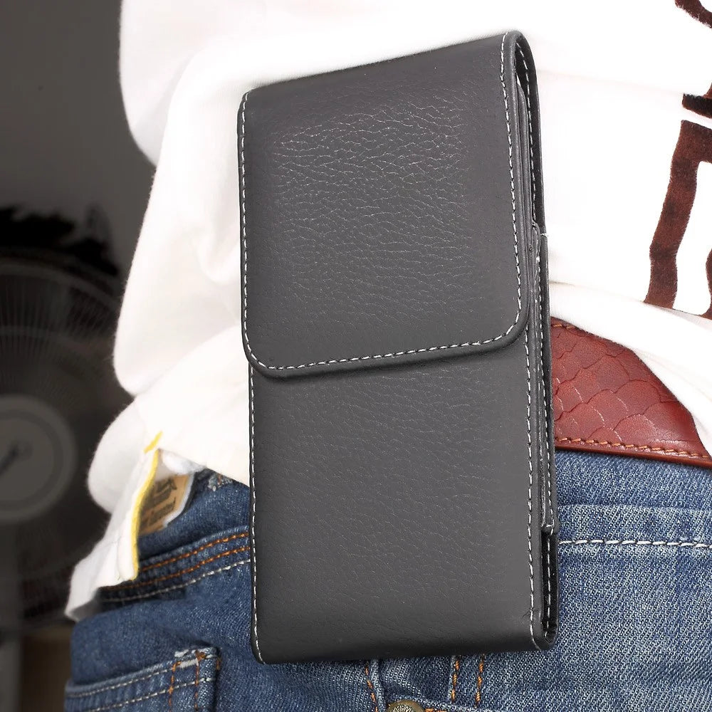 Belt Clip Leather Pouch Holster Case for Samsung Galaxy S7 edge G935 - 1