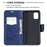 Imprint Butterfly Wallet Leather Shell for Samsung Galaxy A31 - Blue - 3