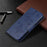 Imprint Butterfly Wallet Leather Shell for Samsung Galaxy A31 - Blue - 4