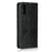 Crazy Horse Skin Genuine Leather Wallet Phone Case for Samsung Galaxy A41 (Global Version) - Black - 2