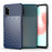Thunder Series Twill Texture TPU Protection Case for Samsung Galaxy A41 (Global Version) - Black - 3