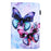 Pattern Printing Leather Card Holder Tablet Protective Case for Samsung Galaxy Tab A 8.0 Wi-Fi (2019) SM-T290 - Butterfly - 2