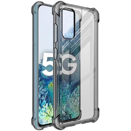 IMAK Silky Anti-drop TPU Phone Case + Screen Protector Film for Samsung Galaxy S20 4G/S20 5G - Grey - 1