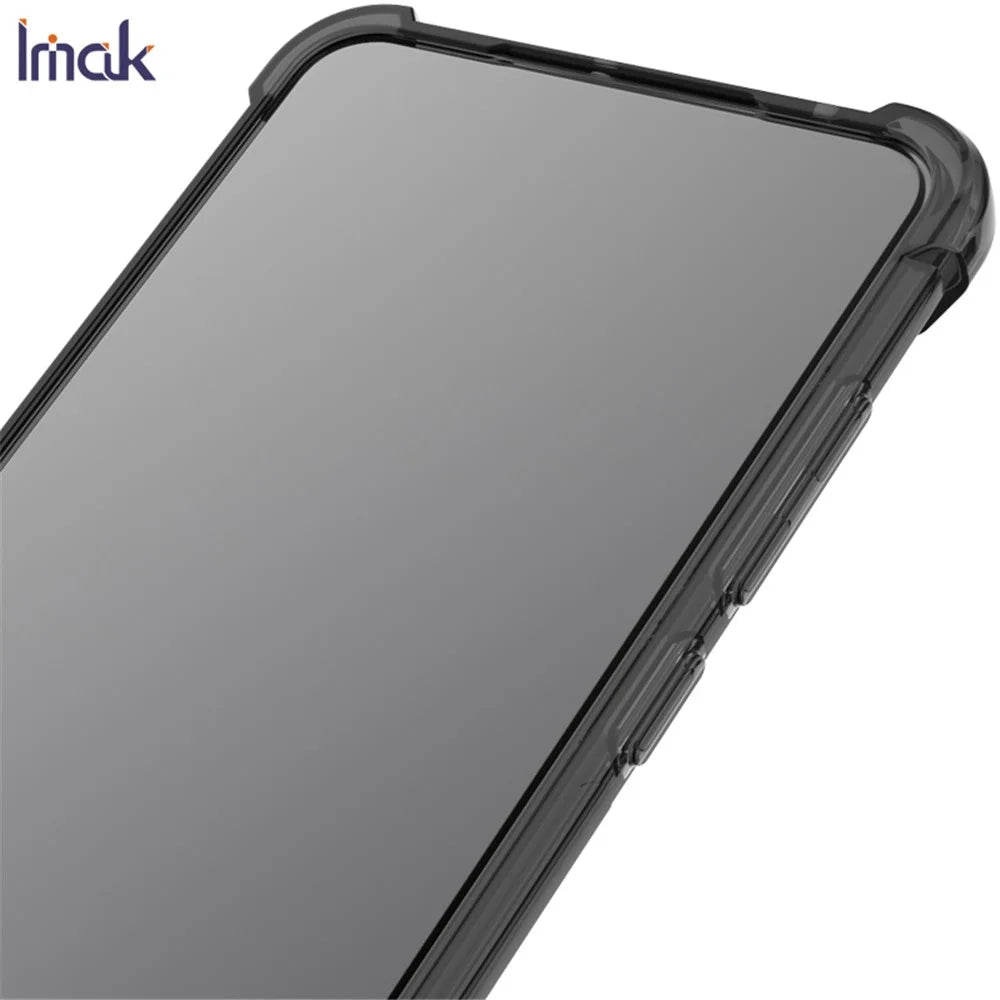 IMAK Silky Anti-drop TPU Phone Case + Screen Protector Film for Samsung Galaxy S20 4G/S20 5G - Grey - 4