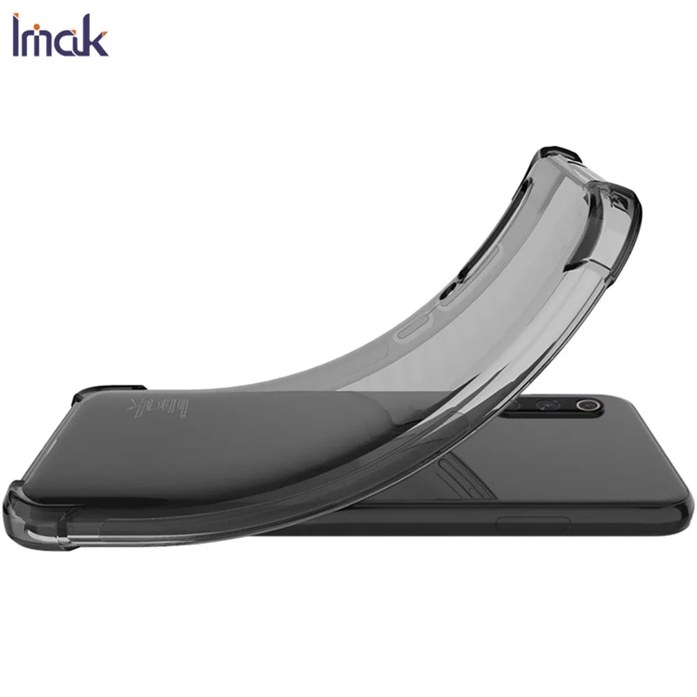 IMAK Silky Anti-drop TPU Phone Case + Screen Protector Film for Samsung Galaxy S20 4G/S20 5G - Grey - 5