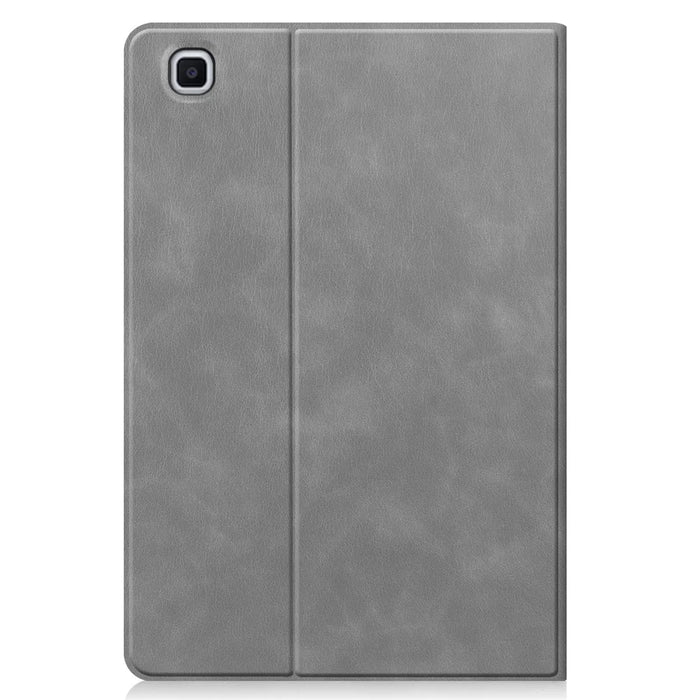 For Samsung Galaxy Tab S6 Lite (2024) / (2022) / (2020) Textured PU Leather Stand Smart Tablet Case with Pen Slot  - Grey - 2
