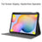 For Samsung Galaxy Tab S6 Lite (2024) / (2022) / (2020) Textured PU Leather Stand Smart Tablet Case with Pen Slot  - Grey - 5