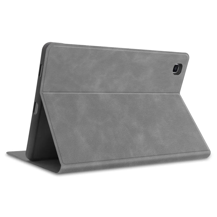 For Samsung Galaxy Tab S6 Lite (2024) / (2022) / (2020) Textured PU Leather Stand Smart Tablet Case with Pen Slot  - Grey - 7