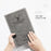 Ultra-thin Deer Pattern PU Leather + PC Tablet Protective Cover for Samsung Galaxy Tab S6 Lite (2020) P610 P615 / (2022) / (2024) - Grey - 3