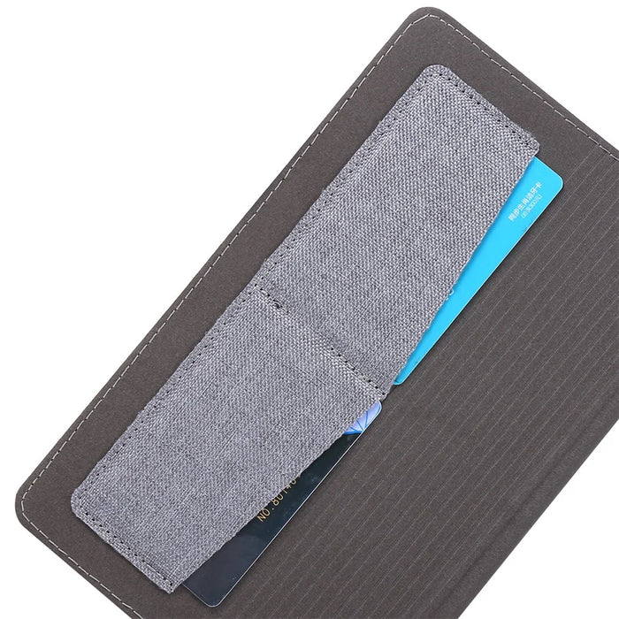 Cloth Texture Stand Leather Protector Cover for Samsung Galaxy Tab A 8.0 Wi-Fi (2019) SM-T290/T295 - Black - 2