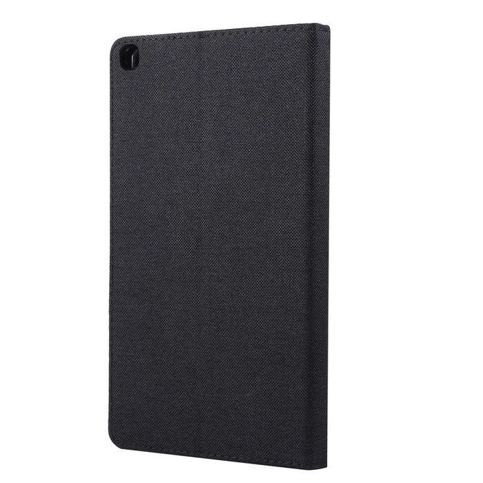 Cloth Texture Stand Leather Protector Cover for Samsung Galaxy Tab A 8.0 Wi-Fi (2019) SM-T290/T295 - Black - 5