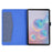 Cloth Texture Card Slots Stand Leather Protective Cover for Samsung Galaxy Tab A 8.4 (2020) T307 - Blue - 2