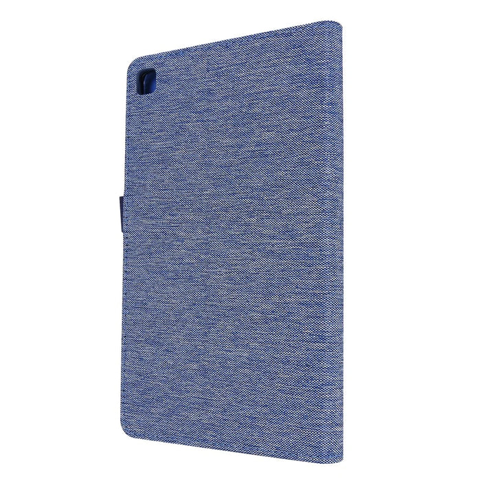Cloth Texture Card Slots Stand Leather Protective Cover for Samsung Galaxy Tab A 8.4 (2020) T307 - Blue - 4
