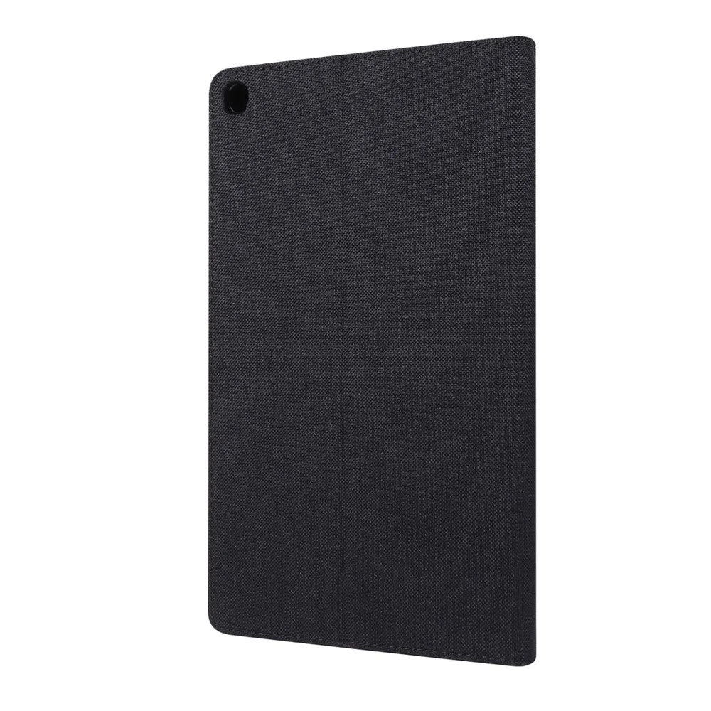 Cloth Texture Card Slots Stand Leather Cover for Samsung Galaxy Tab A 10.1 (2019) T510/T515 - Black - 3