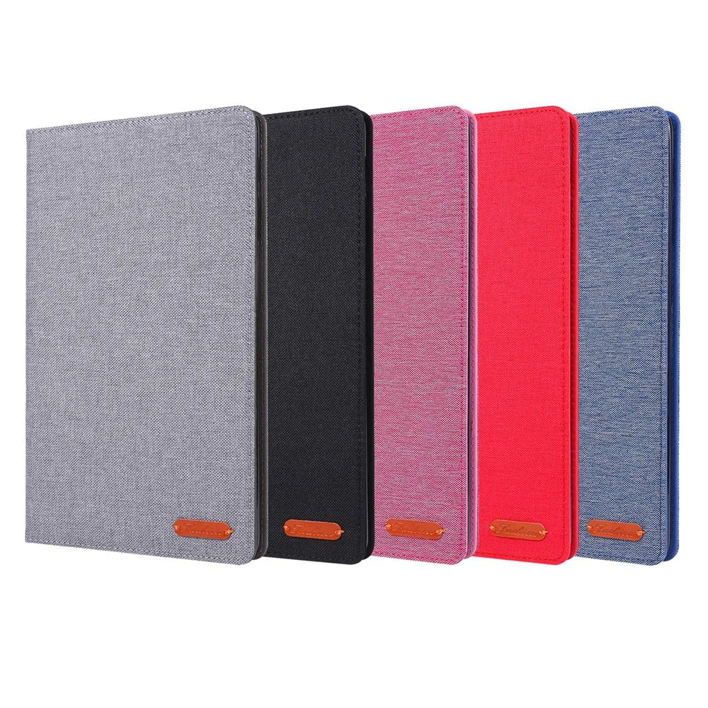 Cloth Texture Card Slots Stand Leather Cover for Samsung Galaxy Tab A 10.1 (2019) T510/T515 - Black - 6