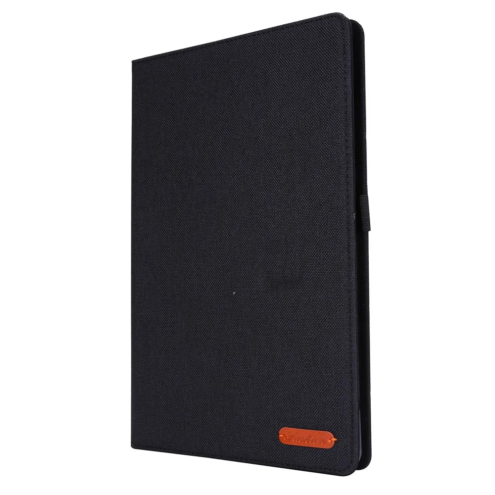 Cloth Texture Card Slots Stand Leather Protective Shell for Samsung Galaxy Tab S6 Lite (2020) / (2022) / (2024) - Black - 3