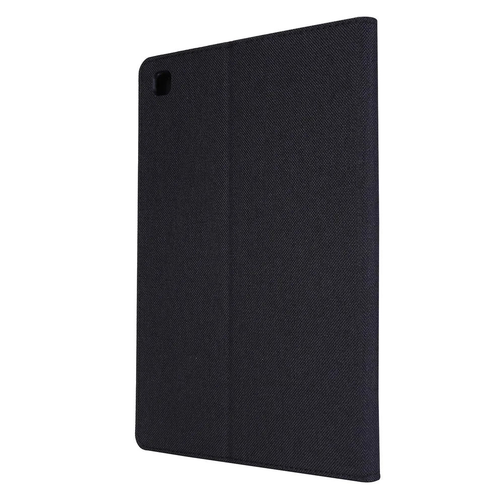 Cloth Texture Card Slots Stand Leather Protective Shell for Samsung Galaxy Tab S6 Lite (2020) / (2022) / (2024) - Black - 4