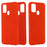Liquid Silicone Shell Phone Case for Samsung Galaxy A21s Close-Fitting Phone Accessory - Red - 1