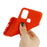 Liquid Silicone Shell Phone Case for Samsung Galaxy A21s Close-Fitting Phone Accessory - Red - 4