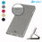 VILI DMX Card Holder Leather Stand Shell Phone Cover for Samsung Galaxy A41 (Global Version) - Grey - 2