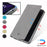 VILI DMX Card Holder Leather Stand Shell Phone Cover for Samsung Galaxy A41 (Global Version) - Grey - 4