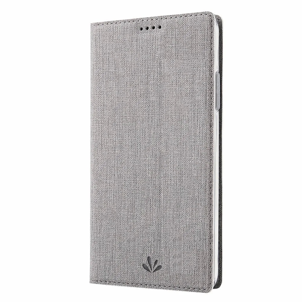 VILI DMX Card Holder Leather Stand Shell Phone Cover for Samsung Galaxy A41 (Global Version) - Grey - 6