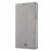 VILI DMX Card Holder Leather Stand Shell Phone Cover for Samsung Galaxy A41 (Global Version) - Grey - 6