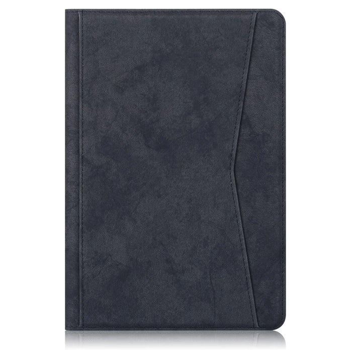 Matte PU Leather Smart Tablet Cover with Pen Slot for Samsung Galaxy Tab S6 Lite (2020) P610 P615 / (2022) / (2024) - Black - 2