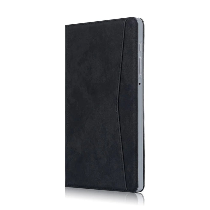 Matte PU Leather Smart Tablet Cover with Pen Slot for Samsung Galaxy Tab S6 Lite (2020) P610 P615 / (2022) / (2024) - Black - 4