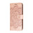Imprint Mandala Flower Leather Shell for Samsung Galaxy A21s - Rose Gold - 3