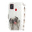 Light Spot Decor Pattern Printing Wallet Stand Leather Case with Strap for Samsung Galaxy A21s - Dog - 3