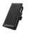Magnet Adsorption Leather Wallet Stand Phone Case for Samsung Galaxy Note20 / Note20 5G - Black - 3