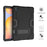 For Samsung Galaxy Tab S6 Lite (2020) / (2022) / (2024) PC TPU Hybrid Tablet Case with Kickstand - Black - 3
