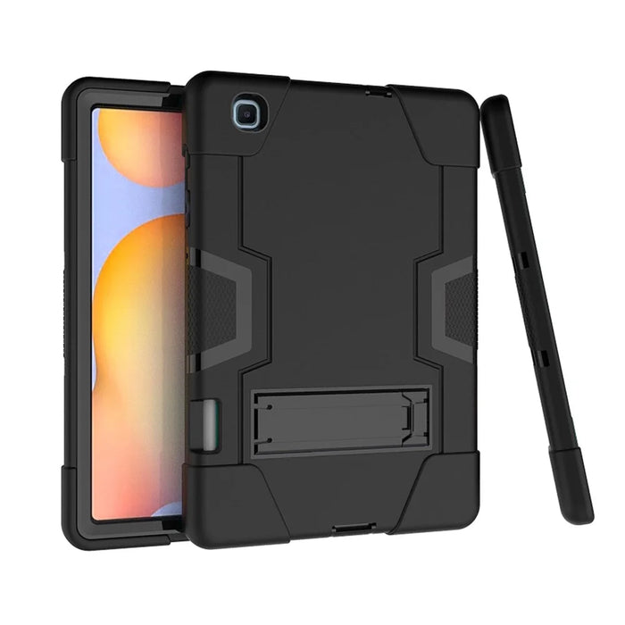 For Samsung Galaxy Tab S6 Lite (2020) / (2022) / (2024) PC TPU Hybrid Tablet Case with Kickstand - Black - 5