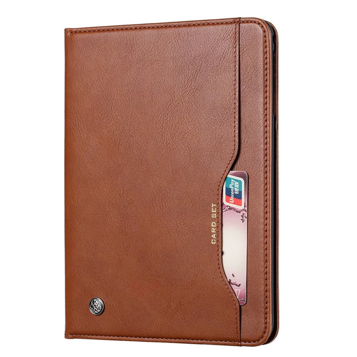 Auto-absorbed Case PU Leather Shell for Samsung Galaxy Tab S6 Lite (2020) P610 P615 / (2022) / (2024) - Brown - 2