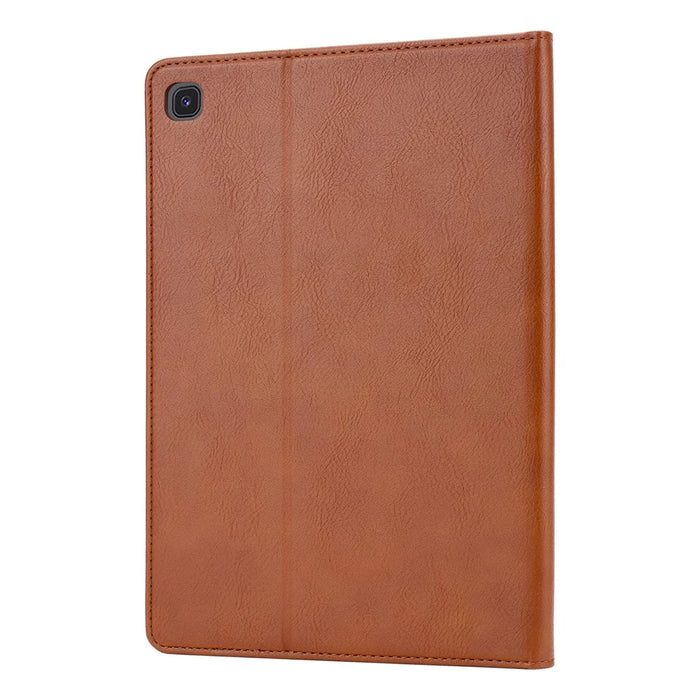 Auto-absorbed Case PU Leather Shell for Samsung Galaxy Tab S6 Lite (2020) P610 P615 / (2022) / (2024) - Brown - 3
