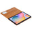 Auto-absorbed Case PU Leather Shell for Samsung Galaxy Tab S6 Lite (2020) P610 P615 / (2022) / (2024) - Brown - 5