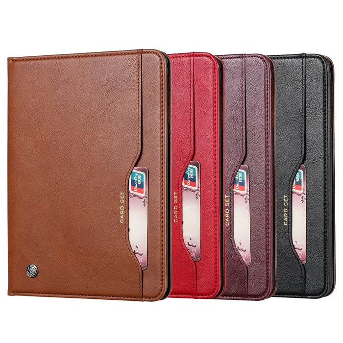 Auto-absorbed Case PU Leather Shell for Samsung Galaxy Tab S6 Lite (2020) P610 P615 / (2022) / (2024) - Brown - 7