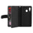 Zipper Pocket 9 Card Slots Leather Wallet Case for Samsung Galaxy A20e - Black - 6