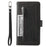 Zipper Pocket 9 Card Slots Leather Wallet Cover for Samsung Galaxy A10 - Black - 4