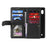 Zipper Pocket 9 Card Slots Leather Wallet Cover for Samsung Galaxy A10 - Black - 5